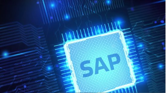 SAP System Software Automation concept on virtual screen data center. Business, modern technology, internet and networking concept